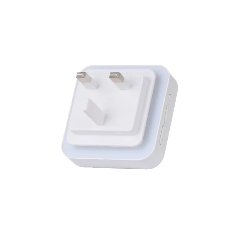 UK-Plug 16 Bulbs Square Sensor ສຽບໄຟກາງຄືນ
